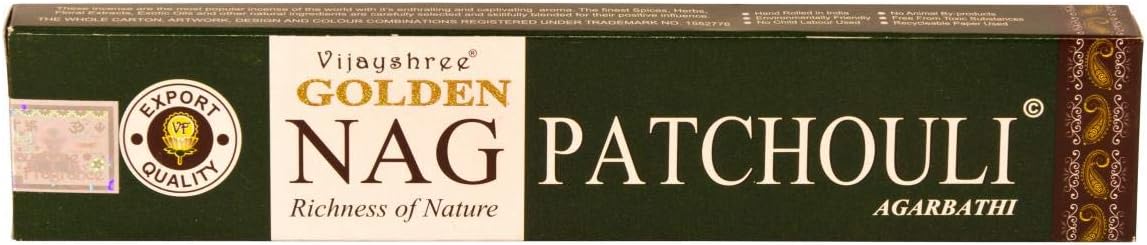 Yogabox Incense sticks - golden nag - patchouli