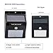 Outdoor Solar Powered Motion Sensor Lights MOKOQI 8 LED Wireless Waterproof Security Night Light with 2 Modes Motion Activated Auto On/Off for Patio Deck Yard Garden Driveway Outside Wall (4 PACK)