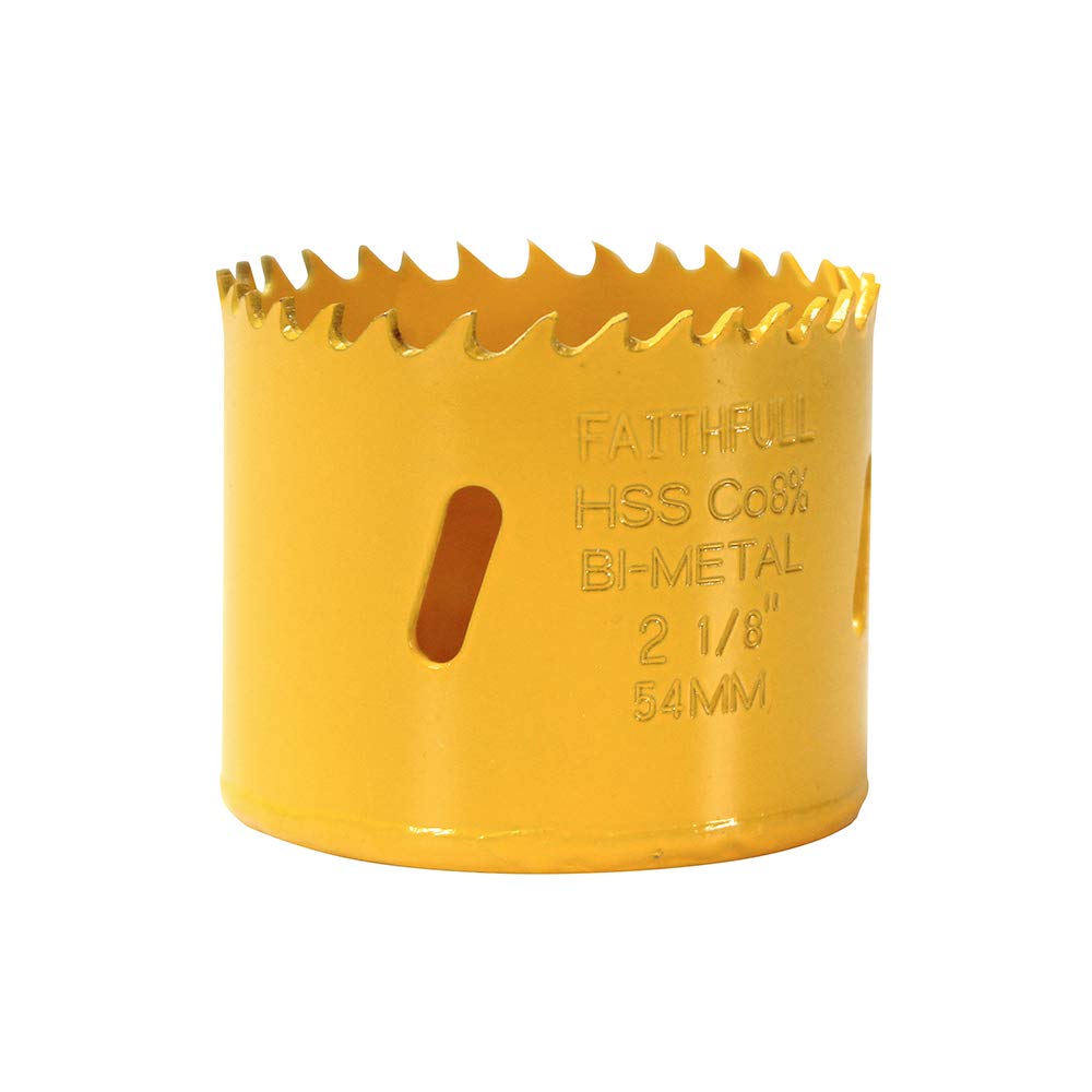 Faithfull FAIHSVP54 Bi-Metal Cobalt Holesaw 54mm