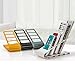 Stock Show 1Pcs Space Saving Metal TV Remote Control Storage Organizer/Caddy/Rack/Organizer,Black