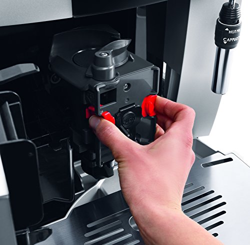 De'Longhi Magnifica ESAM 04.110 B Kaffeevollautomat (Direktwahltasten und Drehregler, Milchaufschäumdüse, Kegelmahlwerk… – Bild 3