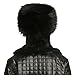 Zeogoo Women Winter Faux Fur Russian Cossack Style Hat Headband Ear Warmer (One Size, Black(FBA))