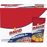 David Sunflower Seeds, Original, Roasted &amp; Salted, 1.625-Ounce Unpriced Tubes (Pack of 12)