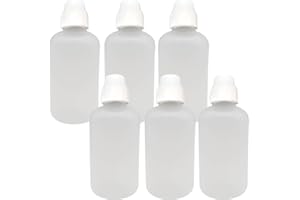 YYBFD 6Pcs 2 Ounce Empty Bingo Daubers Paint Squeeze Bottles for Paint Mop Dauber Bottle Refillable Sponge Tip for Wooden Pla