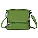 Wildkin Two Compartment Lunch Bag, Insulated, Moisture Resistant and Easy to Clean, Complete with a Microwave and Dishwasher-Safe Container, Ages 5+, Perfect for Kids & On-The-Go Parents, Parrot Green