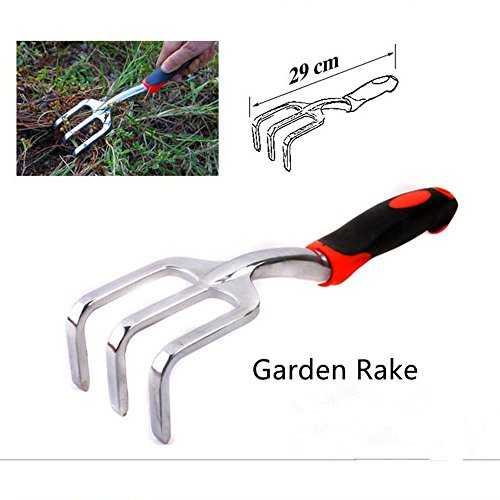 Garden Tool Set 12 Pieces Gardening Hand Tool Kits with Grass Sheers, Pruning Saw, Trowel Set, Rakes, Watering Bottle and Measuring Tapes