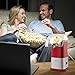 OPOLAR Fast Hot Air Popcorn Popper Machine, No Oil Popcorn Maker with Measuring Cup and Removable Top Cover, Ideal for Watching Movies and Holding Parties in Home, Healthy, 1200W