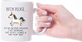 VIROSA Funny Unicorn Mug Bitch Please I’m So Fabulous 11oz Ceramic view 3