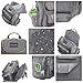 Baby Bag for Girls Diaper Bag with Changing Pad -Baby Bags for Boys Water-Resistant Large Maternity Bag Backpack - Stylish Grey and Durable for Men and Women - Gray