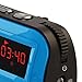 Rolton W405 Portable Mini FM Radio Speaker Music Player TF Card for PC iPod Phone with LED Display (Blue)