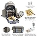HappyPicnic Insulated Picnic Backpack for 2 Persons with Full Set of Tablewares, Roomy Cooler Compartment, Bottle Holders and Large Waterproof Picnic Rug Brushed Khaki