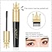 4D Silk Fiber Lash Mascara Waterproof, Long Lasting Eyelash Mascara, Smudge-Proof, Natural Thickening, Lengthening, Volumizing, Clump-Free Application, Black (Queen Mascara)