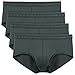DAVID ARCHY Men's 4 Pack Micro Modal Separate Pouch Briefs with Fly