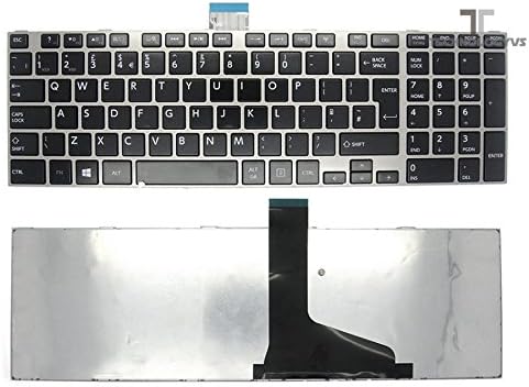 New TOSHIBA SATELLITE L850-1LK Laptop Keyboard UK Layout Silver Frame