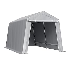 VEVOR Outdoor Storage Shed, 8 x 14 ft Portable