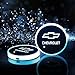 monochef Auto sport 2PCS LED Cup Holder Mat Pad Coaster with USB Rechargeable Interior Decoration Light for Chevrolet Accessory