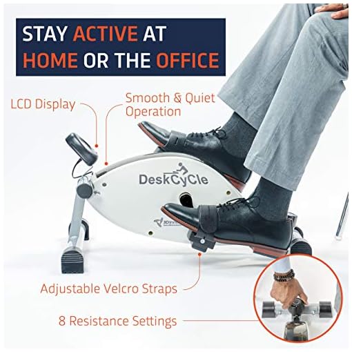 DeskCycle Under Desk Bike Pedal Exerciser - Mini Exercise Bike Desk Cycle, Leg Exerciser for Physical Therapy & Desk… - Image 5