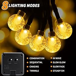 Solar Outdoor Lights, 240LED Solar String Lights