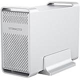 Yottamaster Aluminum 2 Bay 3.5" USB3.0 Hard Drive RAID Enclosure for 3.5 Inch SATA HDD Support UASP
