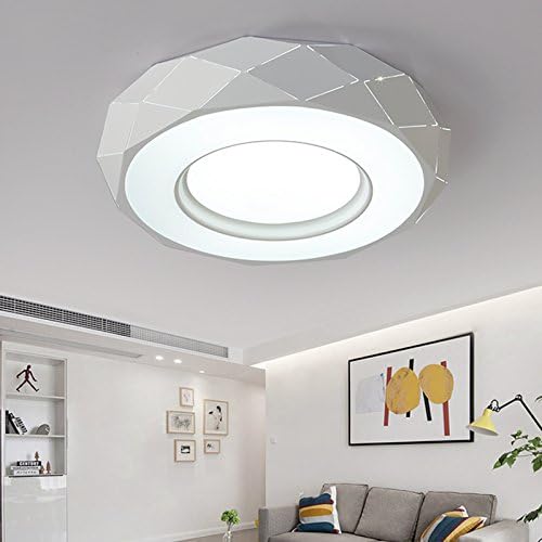 Einfache Und Moderne Led Decke Lampe Helles Wohnzimmer Beleuchtung Ideen Fur Kinder Deckenleuchte Rund Romantisches Schlafzimmer Lampe Runde Schlafzimmer 50cm Warmes Licht Amazon De Beleuchtung