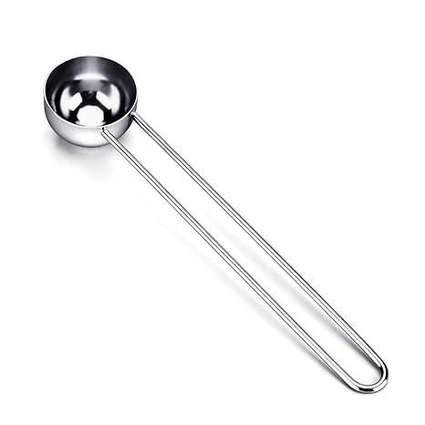 Edelstahl Messlöffel Kaffeelöffel Esslöffel, 20ml Messlöffel Kaffeedosierlöffel für Kaffee, Enthusiasten, Zucker, Tee, Mehl