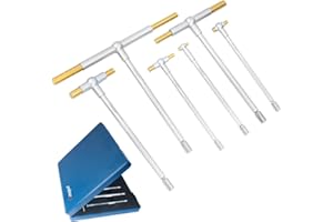 Dasqua 5911-0012 6 Piece TiN Coated 5/16 to 6" Telescoping Gage Set