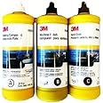 3M BUFFING & POLISHING Compound Hand Glaze Package, Silicone, 5973 5996 5990
