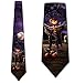 Three Rooker Scarecrow Halloween Ties Jack-o-Lantern Necktie