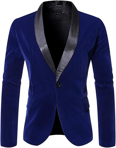 Ashop Veste De Costume Patchwork Décontractée à Boutons Pour