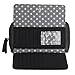 Kenneth Cole Reaction Women's Urban Organizer Large Clutch W/ Logo (BLACK SAFFIANO)