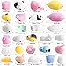 Outee Animal Squeeze Stress Toys, 27 Pcs Animals Squishies Stress Relief Toys Mini Squishies Stress Toys Mochi Stress Toy Animal Stress Mochi Squeeze Toys Mochi Squishies Animals