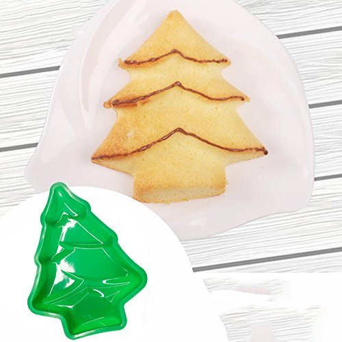 Silicone Christmas Tree Cake Pan, Christmas Tree Mold, Non-stick Bread Baking Pan, Homemade Cake Decorating Tools, Pie Pan Bakeware Mold