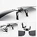 Cyxus Flash Polarized Mirrored Sunglasses Clip-On Glasses, Men & Women [Silver Flash]