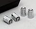 Jaguar Car Wheel Tire Valve Stem Caps(black)