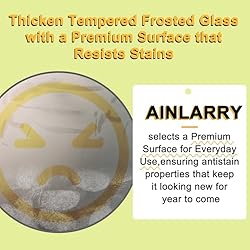 AINLARRY Bypass Glass Sliding Closet Door