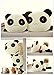 Stuffed Plush Doll Toy Animal Giant 70CM Cute Panda Pillow Bolster Gift New by LITTLESTONE