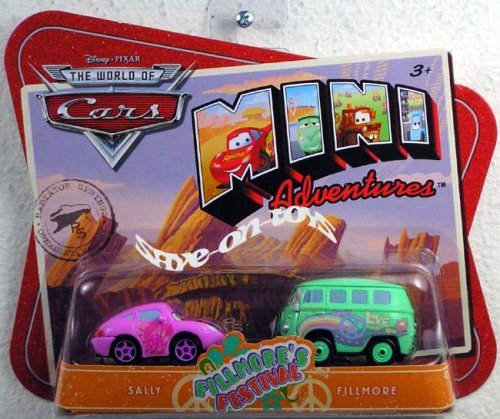 Disney / Pixar CARS Movie Toy Mini Adventures 2-Pack Sally & Fillmore