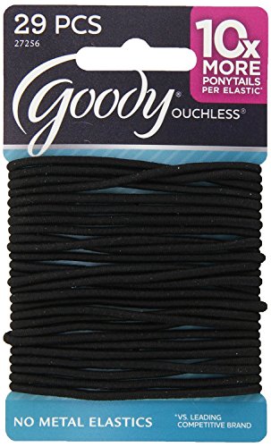 Goody Ouchless No Metal Elastic Black 5 5 Inches Thin Large 29