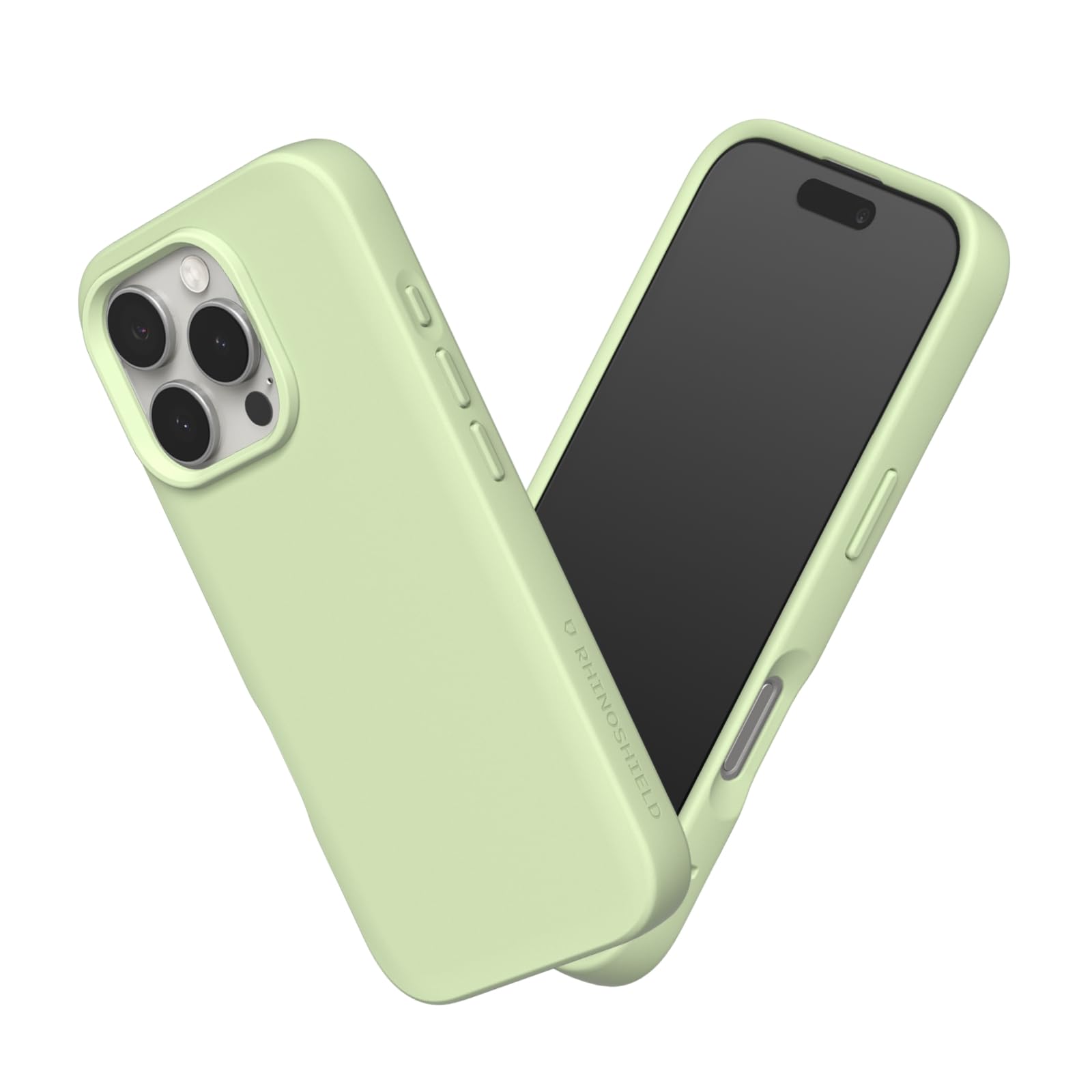 RHINOSHIELD SolidSuit Case Compatible with [iPhone 16 Pro Max] | Shock Absorbent Slim Design Protective Cover with Premium Matte Finish, Camera Control Cutout Design - Pastel Matcha