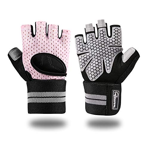 image for RIGWARL Workout Gloves for Women Men, Training Gloves with Wrist Suppo