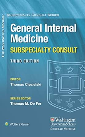 Amazon Com Washington Manual 174 General Internal Medicine