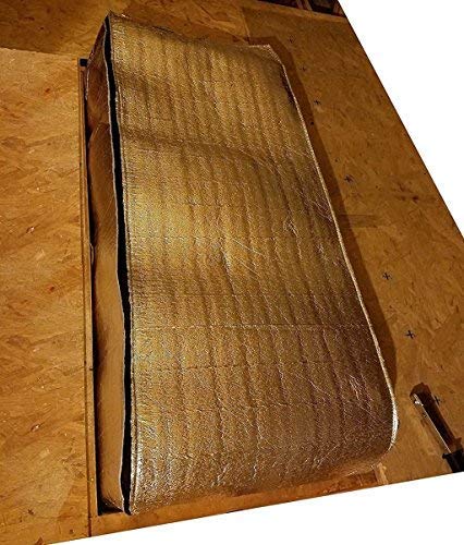Attic Stairs Insulation Cover - 25" x 54" x 11" - R-Value of 15.4, Extra Thick Fireproof Attic Stairway Insulator - Thumbnail 2