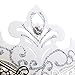 Coxeer Women Masquerade Mask Halloween Mardi Gras Party Mask (White)