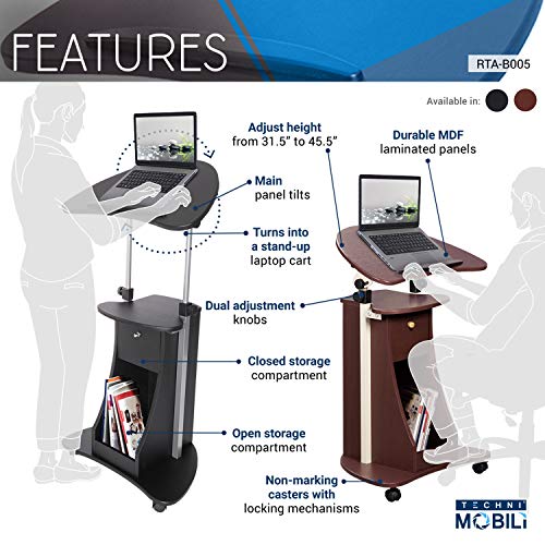 4 Techni+Mobili+Deluxe+Rolling+Storage