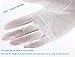 Nurbijar Women Stretch Breathable Lace Gloves Anti-slip Full Palm Touch Screen UV Protection Driving Gloves (Pack of 2, White, Pink)