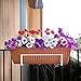 Sun Joe FPH1901W Deco Joe Adjustable Flower Box Holder in White