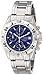 Caravelle by Bulova Men's 43B17 Stainless Steel Bracelet Blue Dial Watch