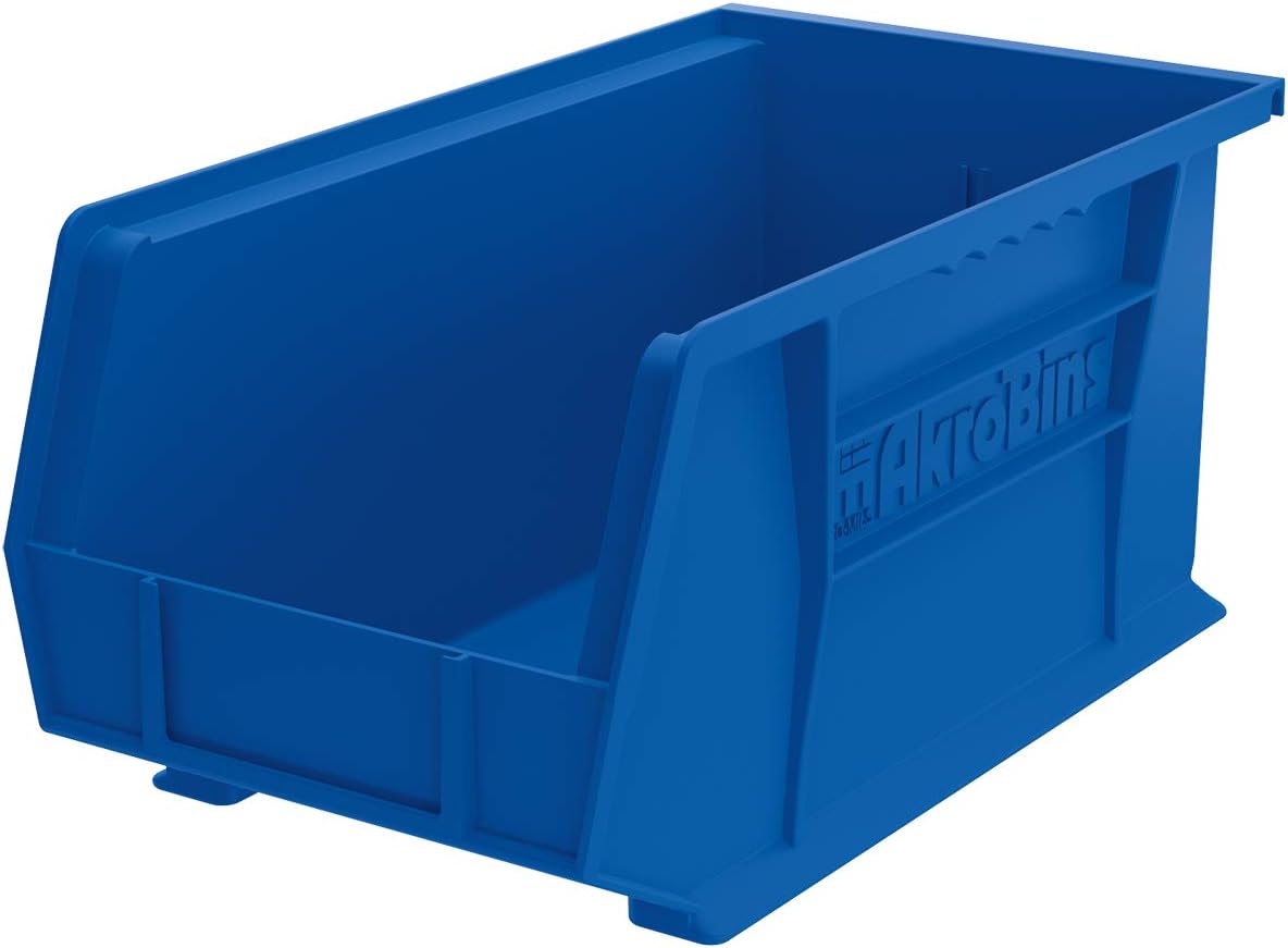 AkroMils 30240 Plastic Storage Stacking Hanging Akro Bin, 15Inch by 8