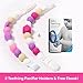 Bonbino Teether Pacifier Clips - (2 Pack) Silicone Pacifier Holders for MAM, Nuk & Soothie - Fun, Colorful and BPA-Free Pacifier Holder (Pinks)