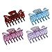 Mokale 4 PCS Mini Jaw Clips Mix Colored Butterfly Design Plastic No Slip Hair Clip Claw Hair Accessories for Women/Girls/teenagers (Style-01)